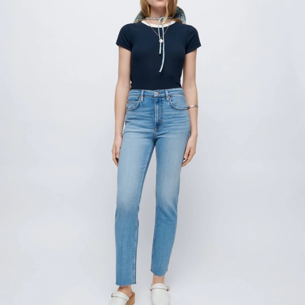 REDONE 70s Straight in medium blue - Size 26
